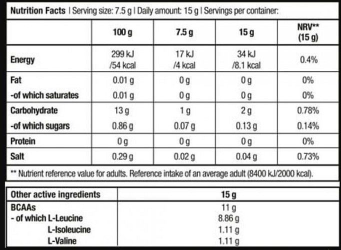 BioTech USA BCAA Zero, Зелене яблуко 360 гр 100018 фото