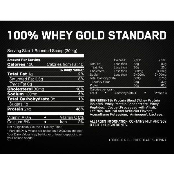 Optimum Nutrition Gold Standard 100% Whey Кремове печиво, 768 грам 10009611 фото
