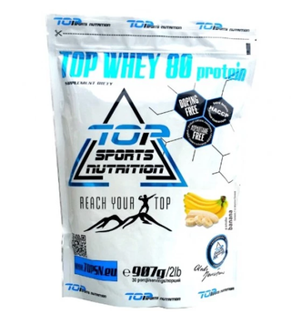 Top Sport Nutrition TOP Whey 80, Полуниця 907грам 100102 фото