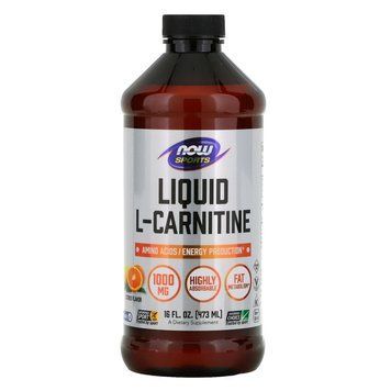 L-карнітин Now Liquid carnitine, Тропічний пунш 473 мл 1007521 фото
